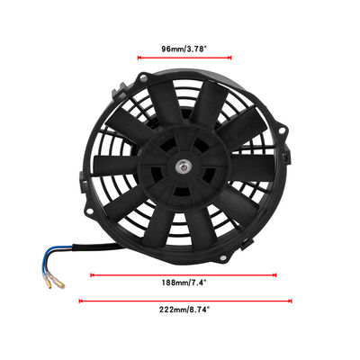 Black Plastic Radiator Fan Assembly for Ford Crown Victoria Lincoln Town Car 4.6L A60
