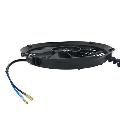 Universal 12 Inch Straight Blade Cooling Fan for Mazda Vehicles' Radiator in Black Plastic