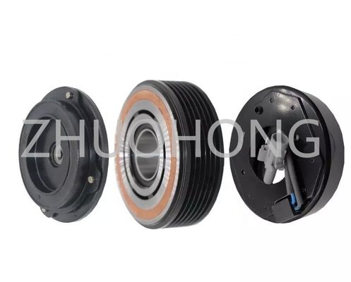 6PK 110MM 12V Auto AC Compressor Pulley Clutch Kit for BMW X3 2004-2019 Durable Design