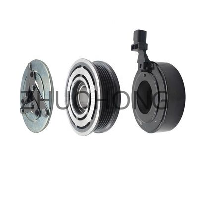 Auto AC Compressor Pulley Clutch Kit 6PK 117MM 12V for Range Rover Evoque 2.0 T 4x4