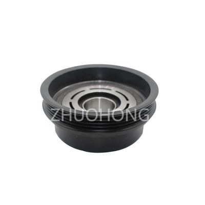 Auto AC Compressor Pulley Clutch Kit 4PK 123MM 12V for VW SVW SANTANA 3000 2004-2007 1.8