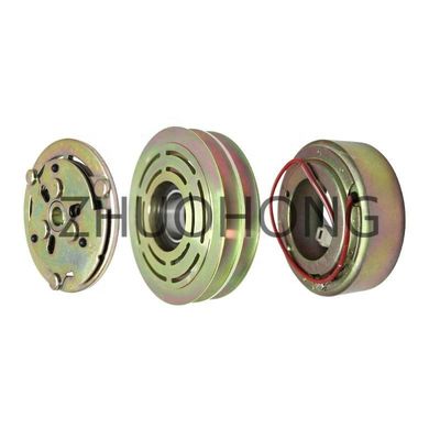 Auto AC Compressor Pulley Clutch Kit 2PK 130MM 12V For VW SVW SANTANA 3000 1.8 2004-2007