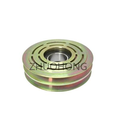 Auto AC Compressor Pulley Clutch Kit 2PK 130MM 12V For VW SVW SANTANA 3000 1.8 2004-2007